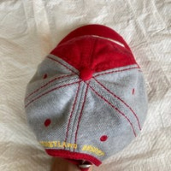 Disney Parks Authentic & Original 55 Baseball Cap Hat Vintage 928 Red Gray EUC - Picture 6 of 8